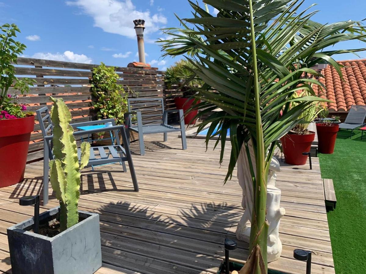 Le Patio Pere Pigne Guestroom Perpignan Bagian luar foto